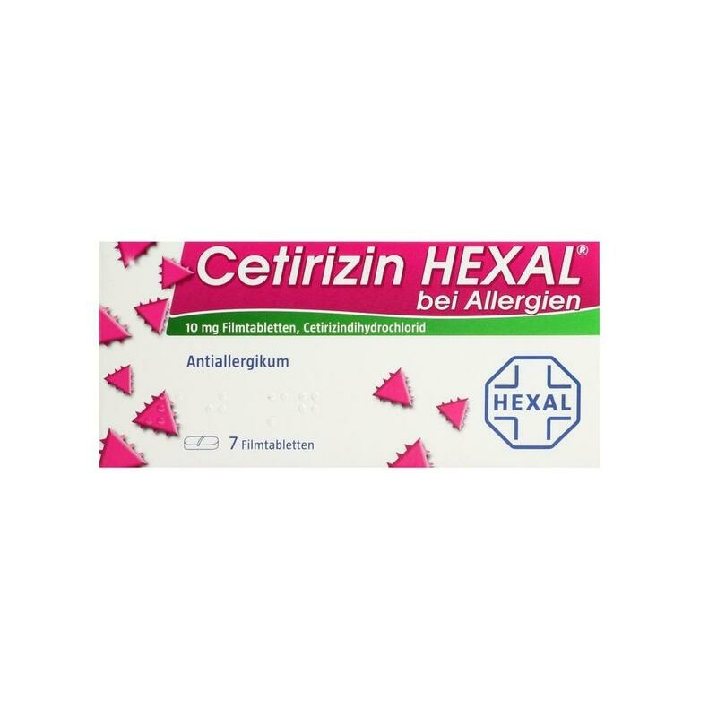 CETIRIZIN HEXAL Filmtabletten bei Allergien