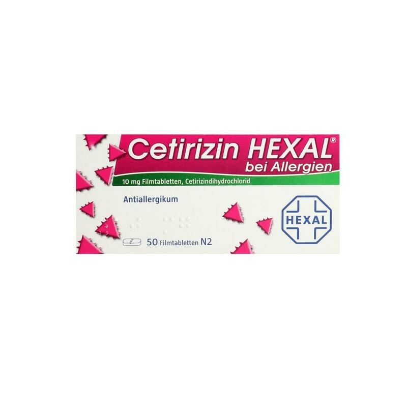 CETIRIZIN HEXAL Filmtabletten bei Allergien