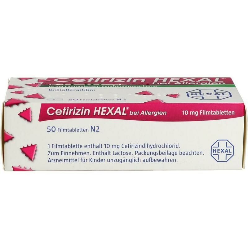 CETIRIZIN HEXAL Filmtabletten bei Allergien